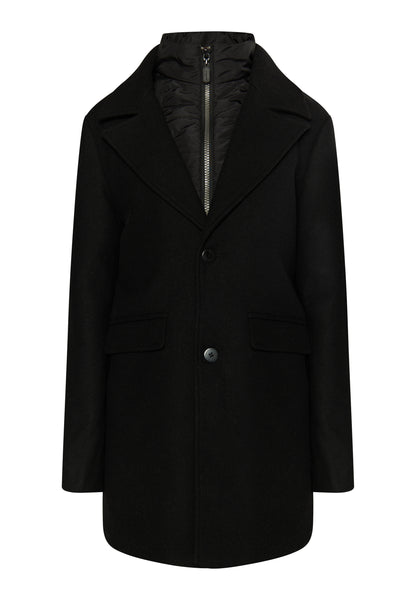 Dreimaster Klassik Men's Transitional Coat Made Of Wool Blend - Schmuddelwedda Shop