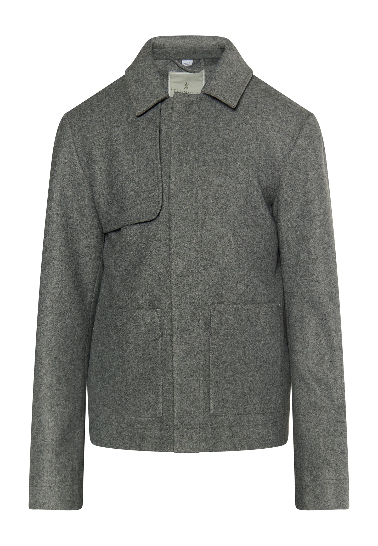 Dreimaster Klassik Men's Transitional Jacket In A Wool Look - Schmuddelwedda Shop