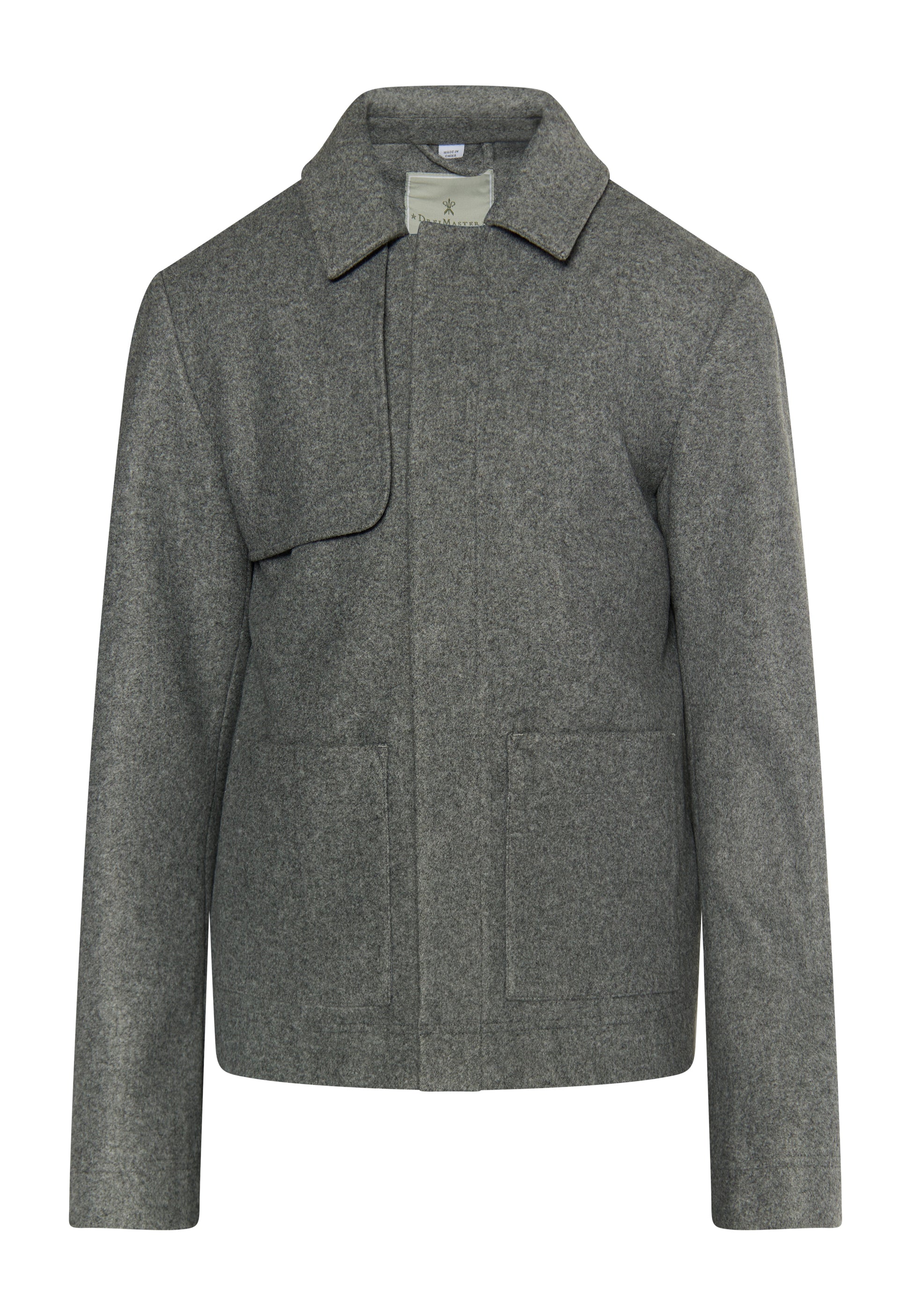Dreimaster Klassik Men's Transitional Jacket In A Wool Look - Schmuddelwedda Shop