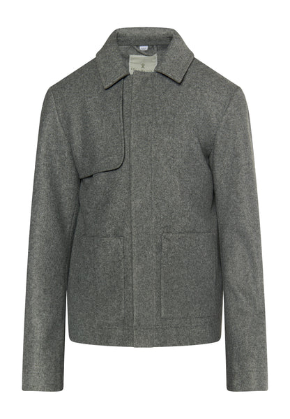 Dreimaster Klassik Men's Transitional Jacket In A Wool Look - Schmuddelwedda Shop