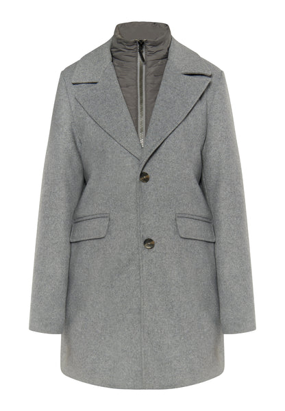 Dreimaster Klassik Men's Transitional Coat Made Of Wool Blend - Schmuddelwedda Shop