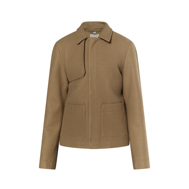 Übergangsjacke in Wolloptik