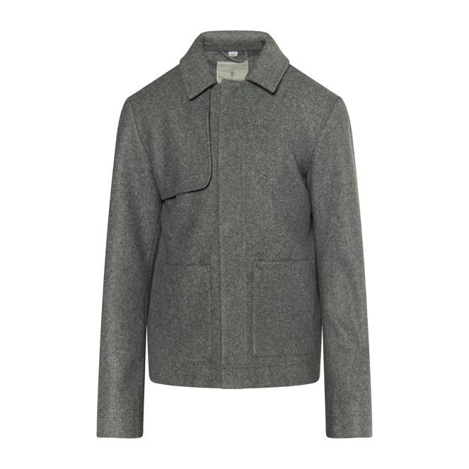 Übergangsjacke in Wolloptik
