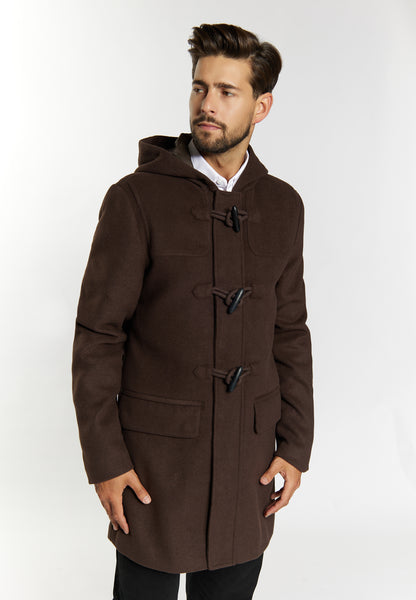 Dreimaster Klassik Men's Transitional Coat Made Of Wool Blend - Schmuddelwedda Shop