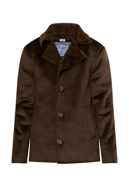 DreiMaster Vintage Men's Übergangsjacke aus Fellimitat