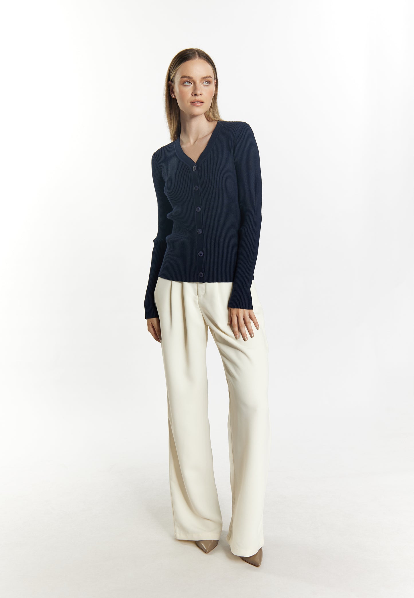 Dreimaster klasyczny damski kardigan