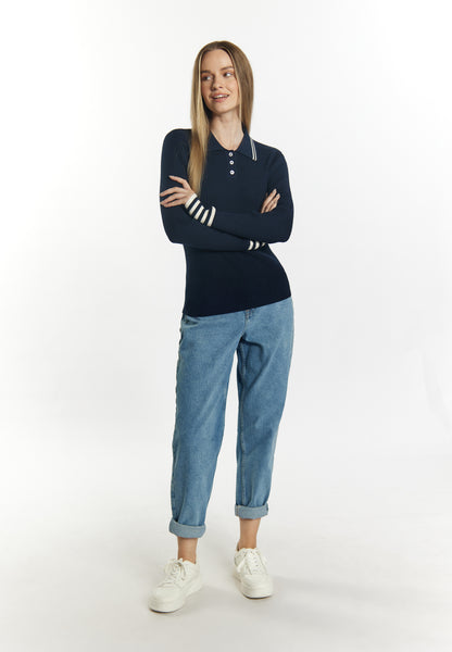 Dreimaster maritim damski sweter z dzianiny