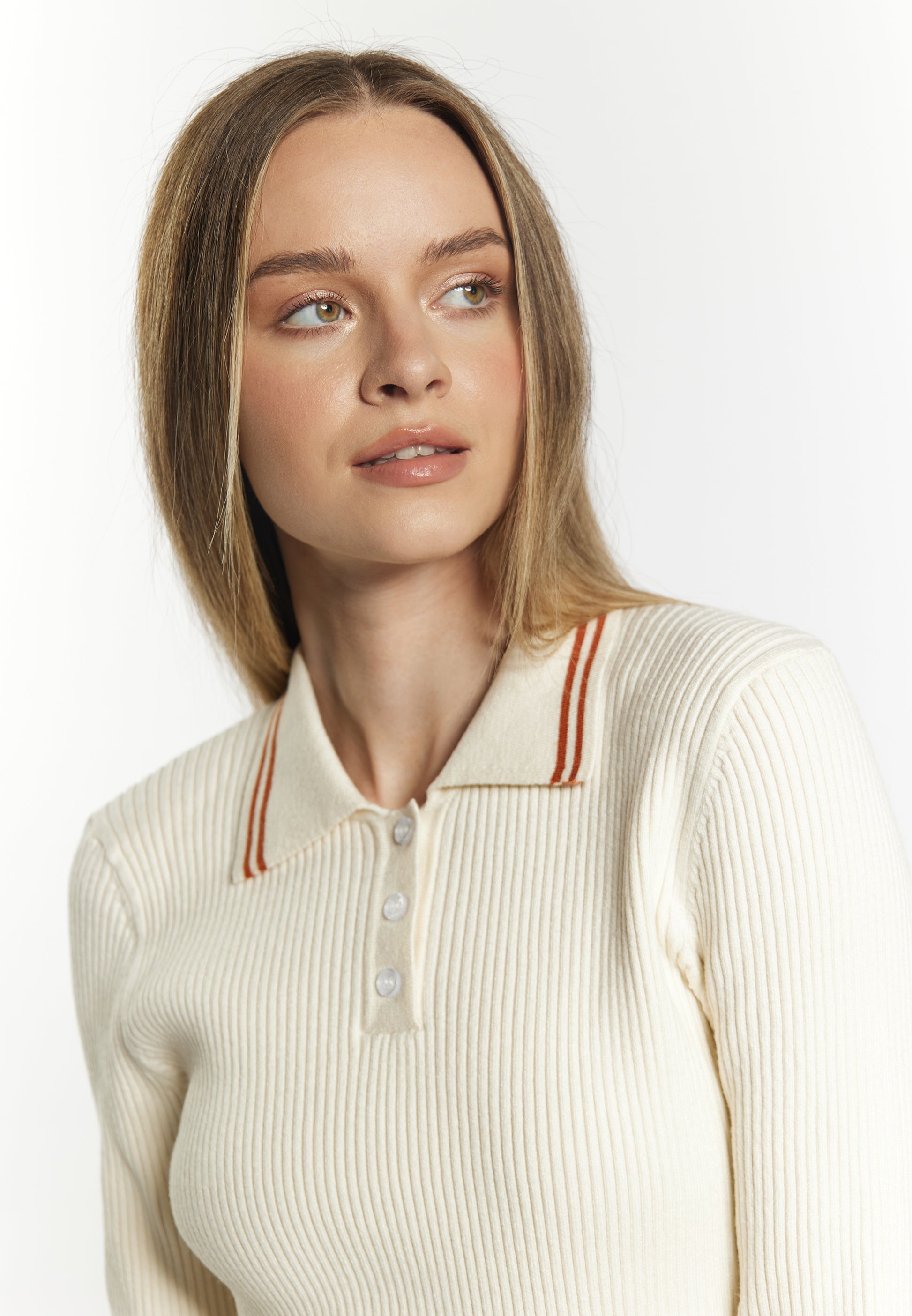 Dreimaster maritim damski sweter z dzianiny