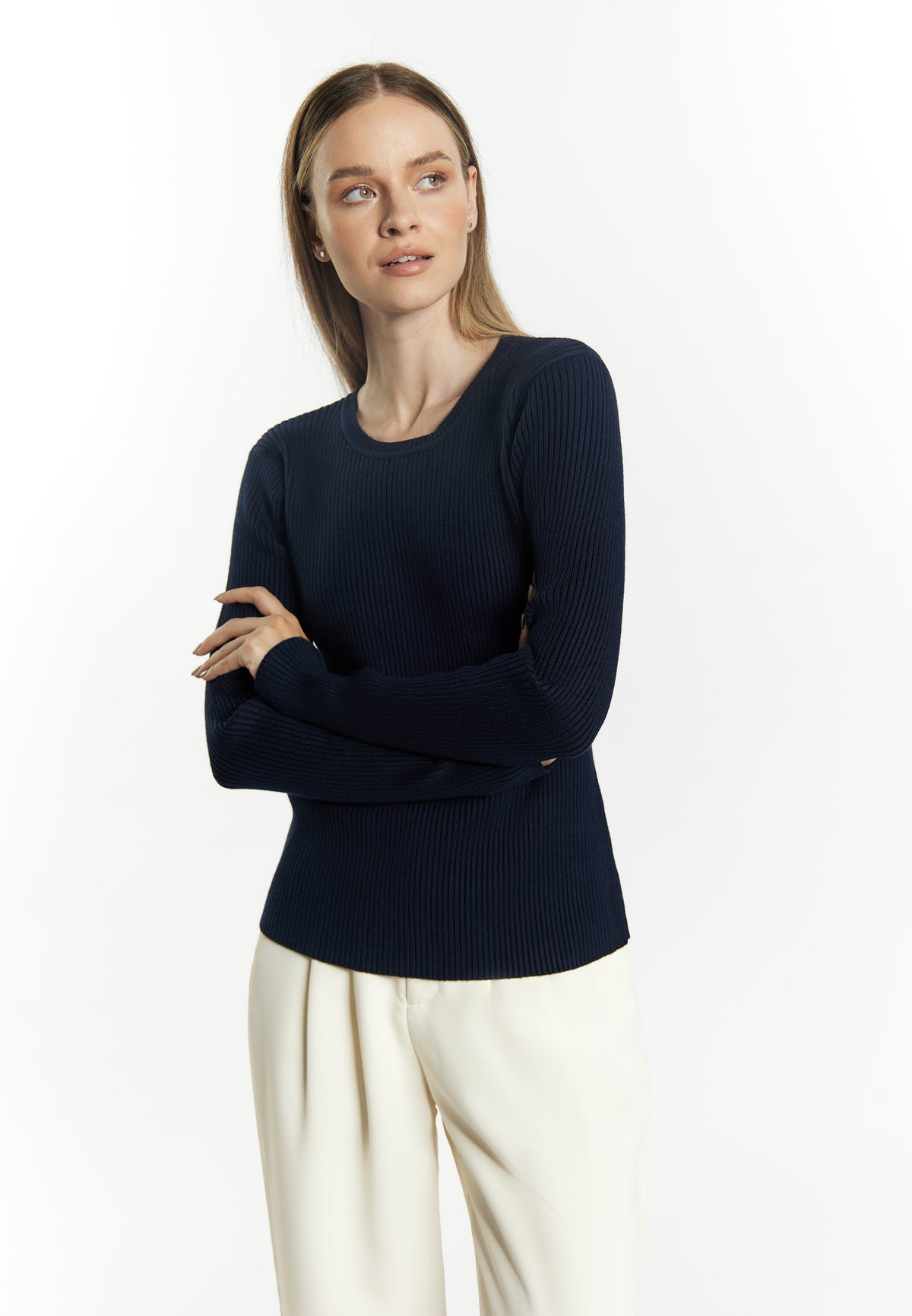 DreiMaster Klassik Kobiety sweter dzianinowy baradello