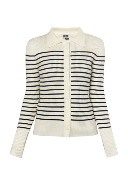 Dreimaster maritimer Damen-Cardigan