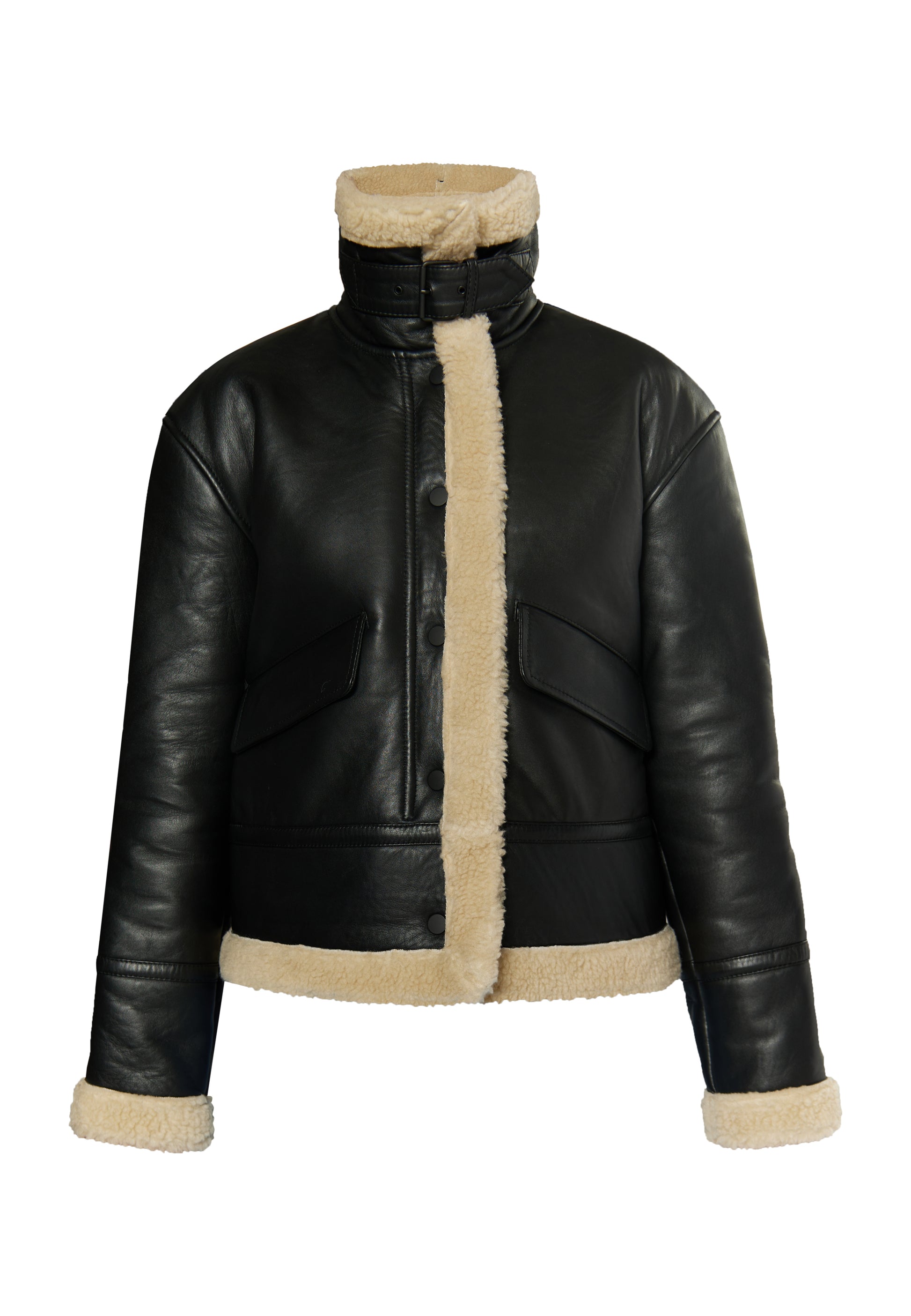 DreiMaster Vintage Women's Shearling Leather Jacket