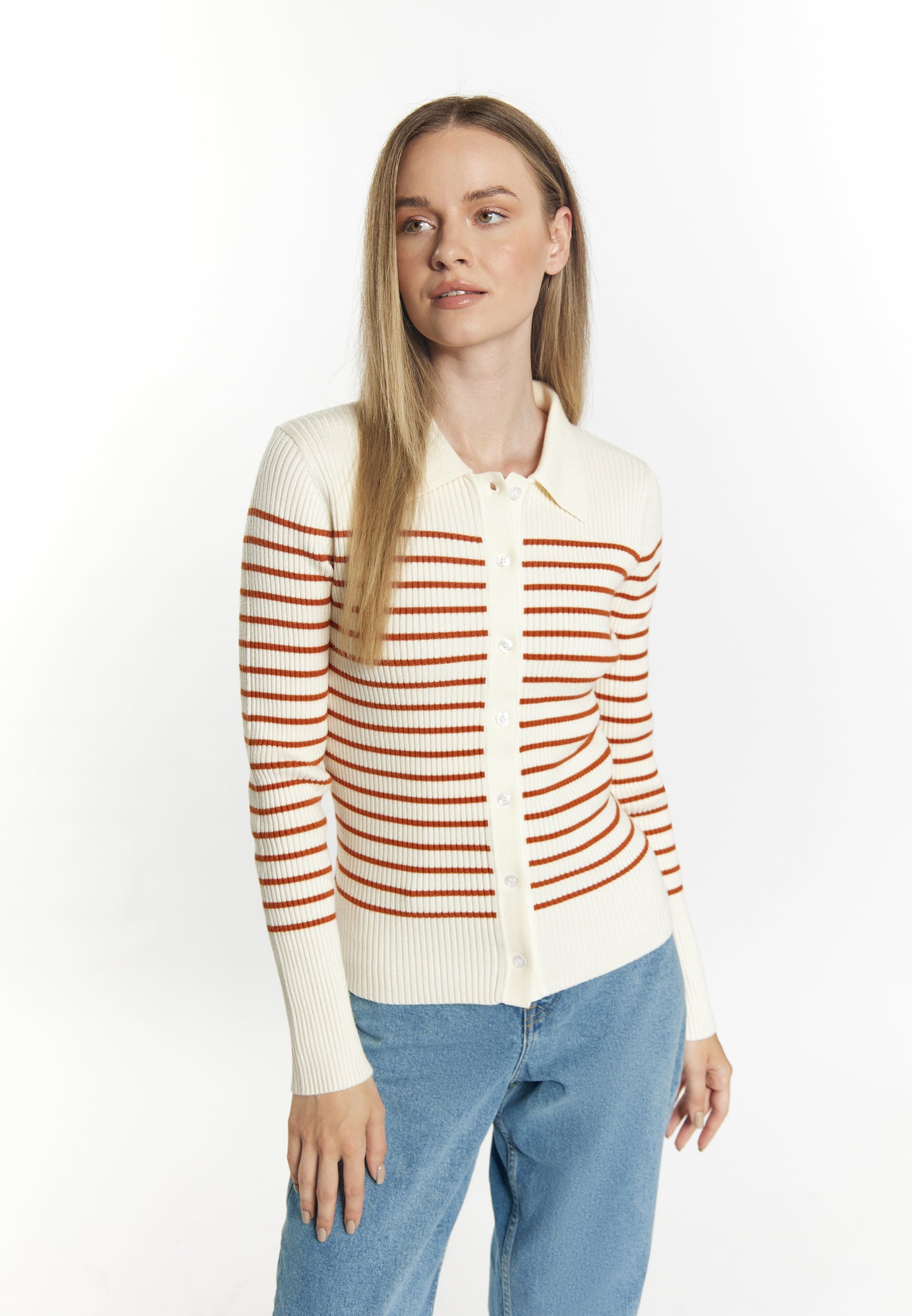 Dreimaster maritimer Damen-Cardigan