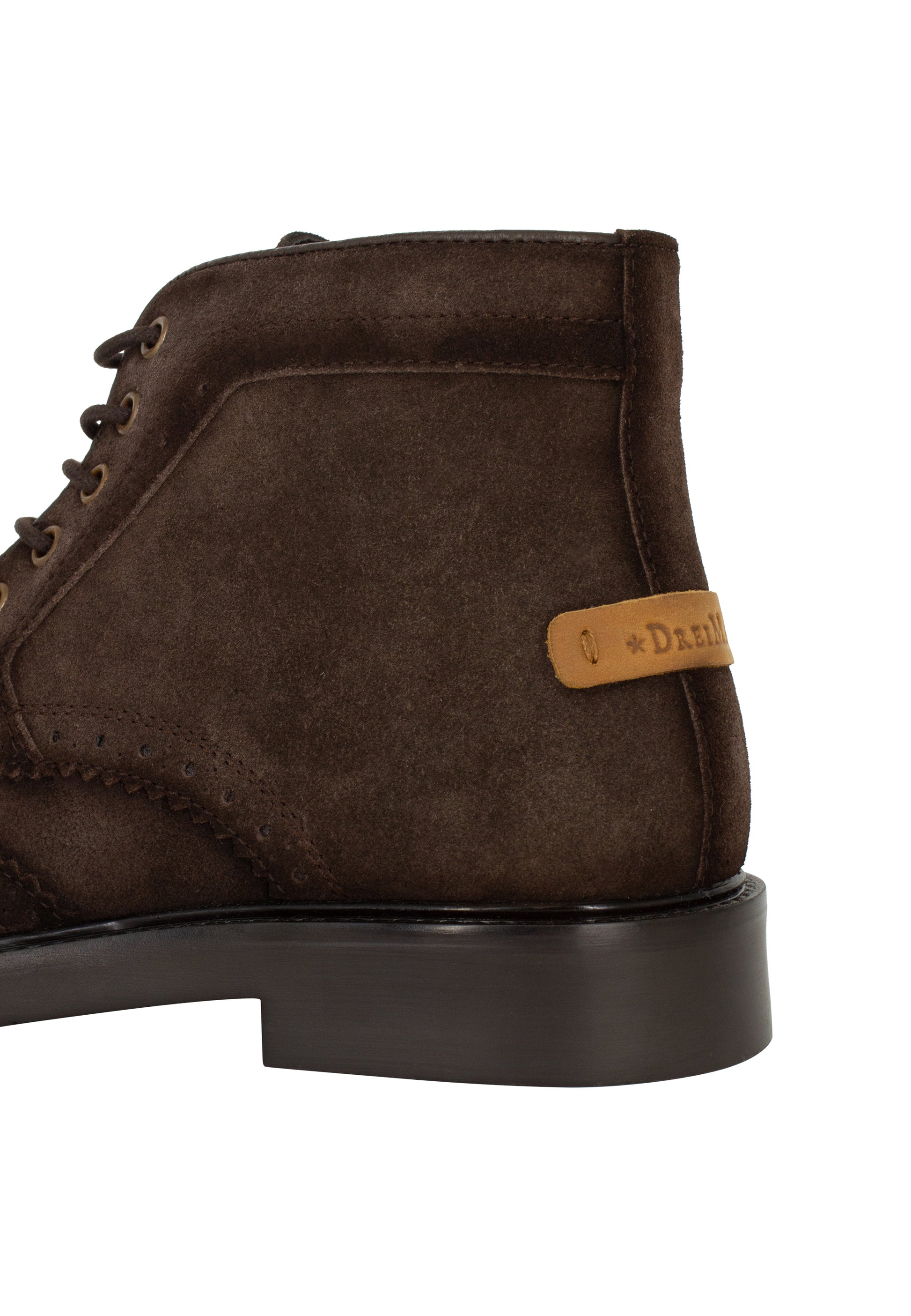 DreiMaster Vintage Men's Brogue Ankle Boots