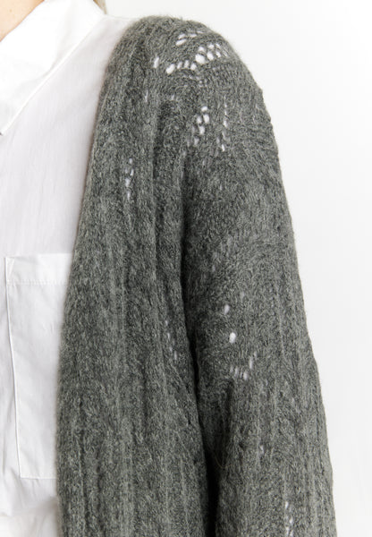 Dreimaster Klassik damski długi kardigan