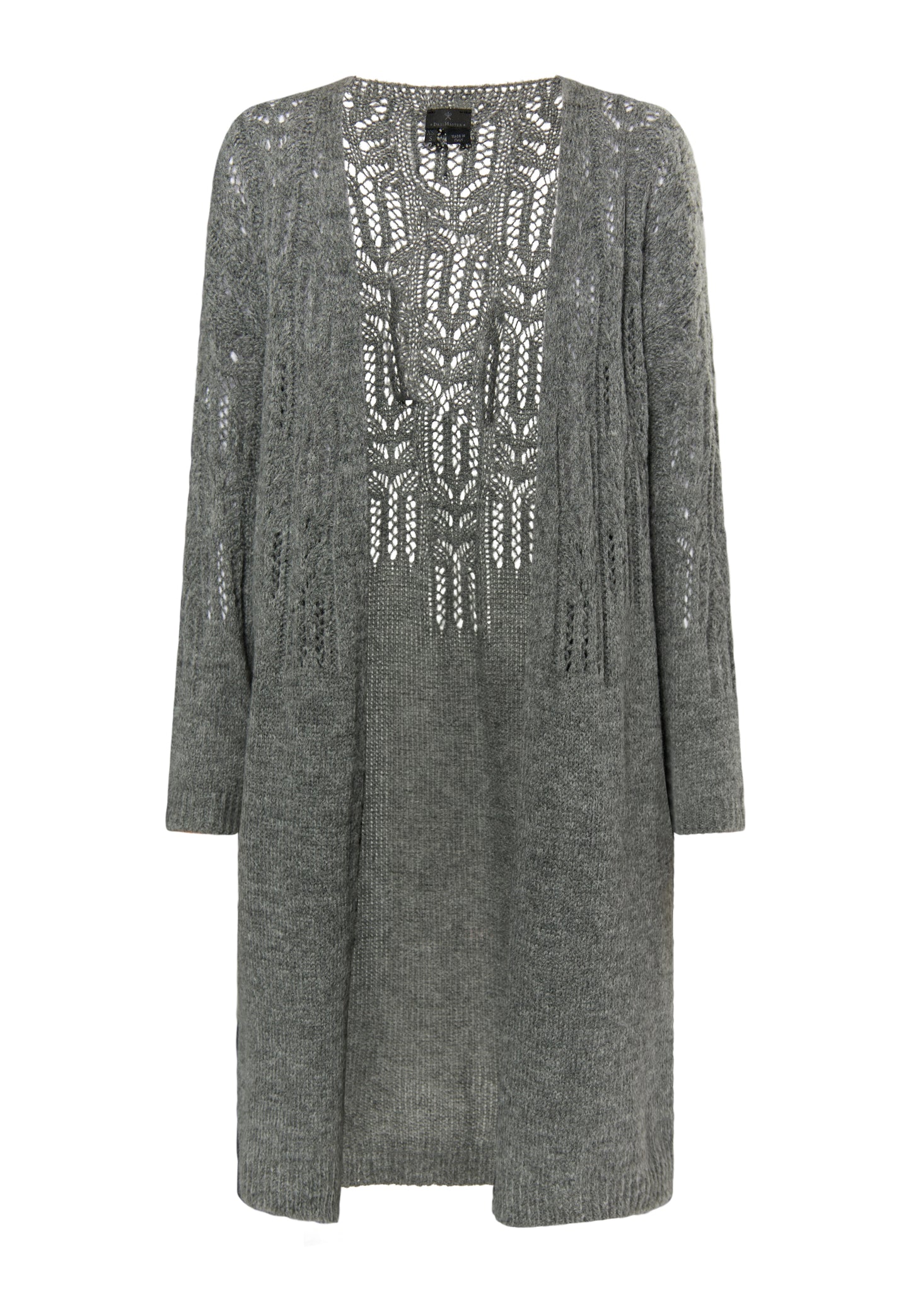 Dreimaster Klassik damski długi kardigan