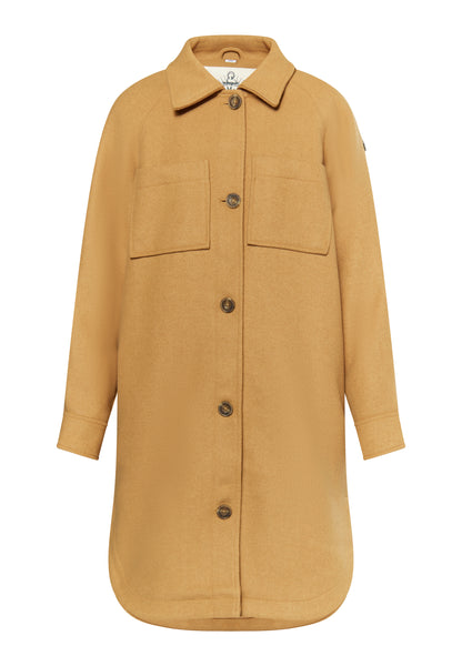 DreiMaster Vintage Damen Übergangsjacke aus einer Wollmischung gefertigt