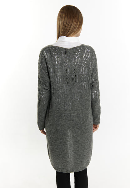 Dreimaster Klassik damski długi kardigan