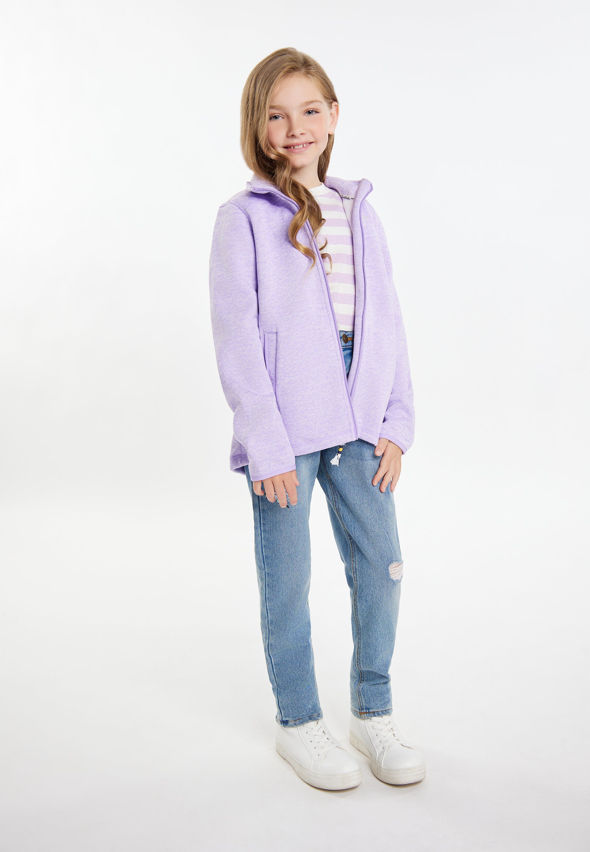 Schmuddelwedda Strick-Fleecejacke