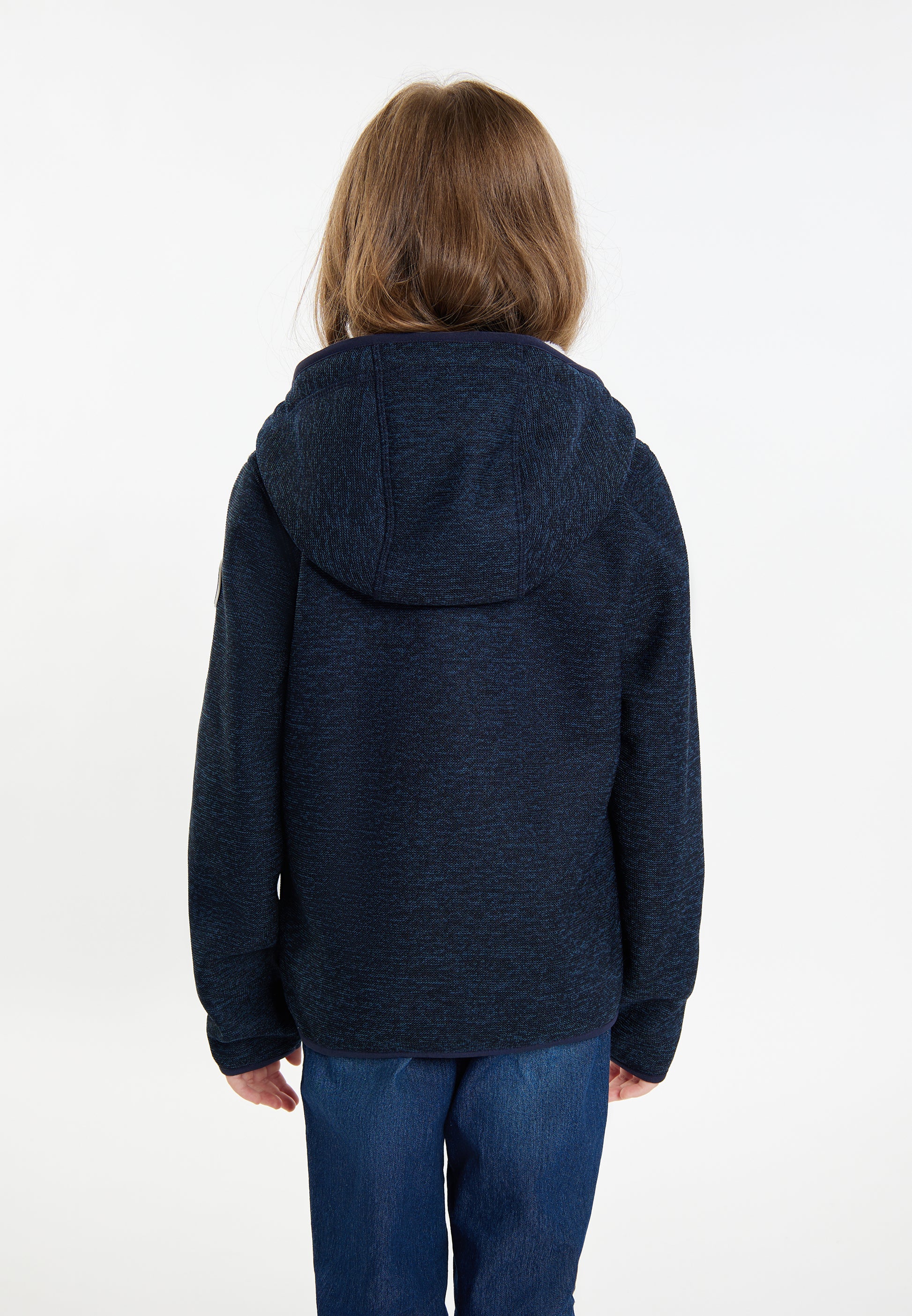 Strickfleeceblouson mit Teddyfutter