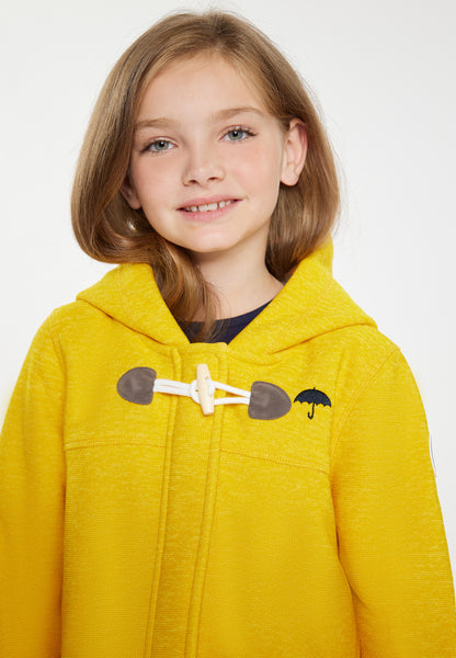 Strickfleece-Dufflecoat für Mädchen