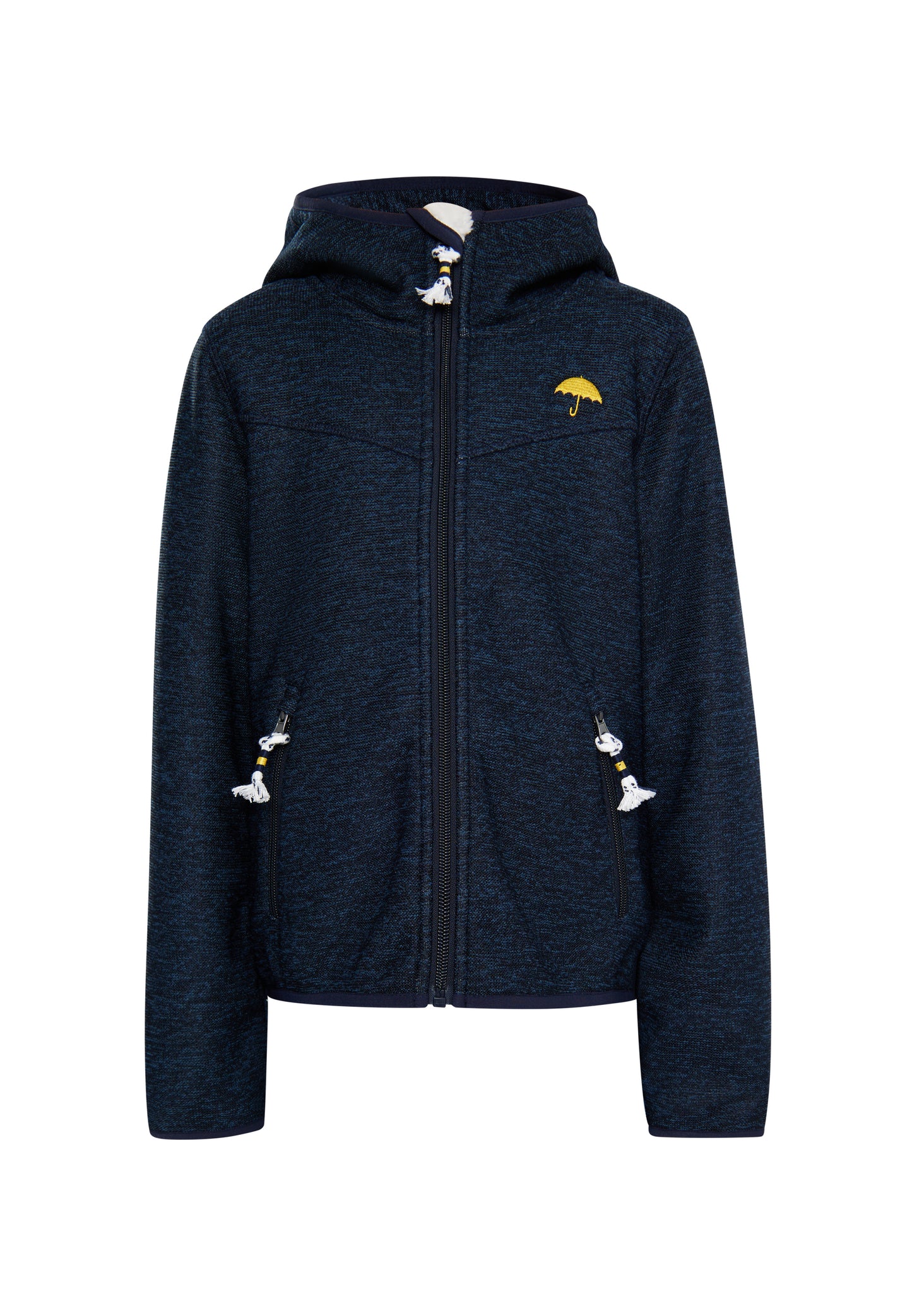 Strickfleeceblouson mit Teddyfutter