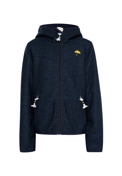 Strickfleeceblouson mit Teddyfutter
