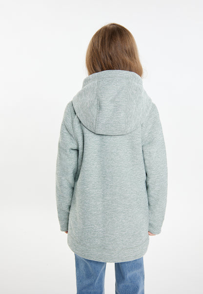 Strickfleece-Dufflecoat für Mädchen