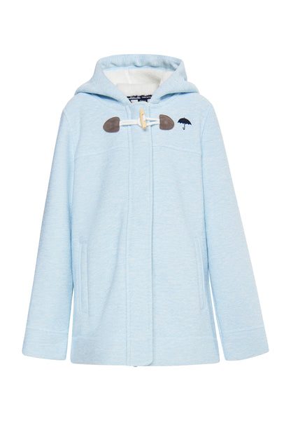 Strickfleece-Dufflecoat für Mädchen