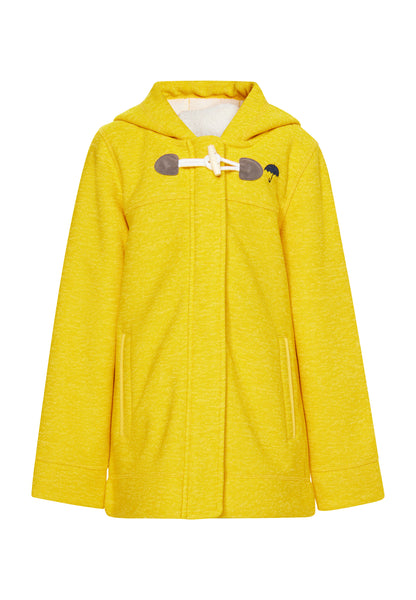 Strickfleece-Dufflecoat für Mädchen