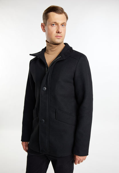 Dreimaster Klassik Men's Transitional Jacket Made From A Wool Blend - Schmuddelwedda Shop