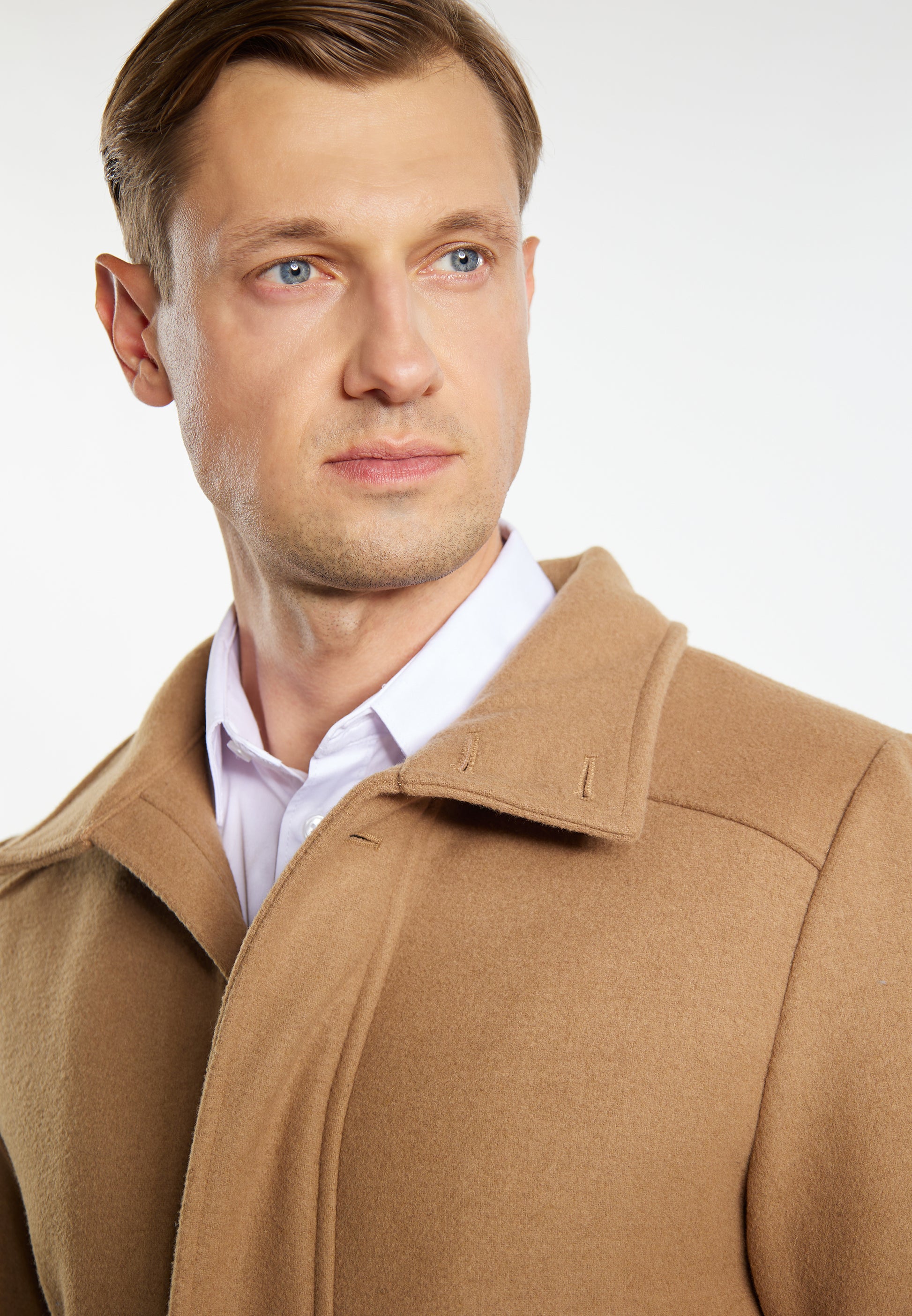 Dreimaster Klassik Men's Transitional Jacket Made From A Wool Blend - Schmuddelwedda Shop