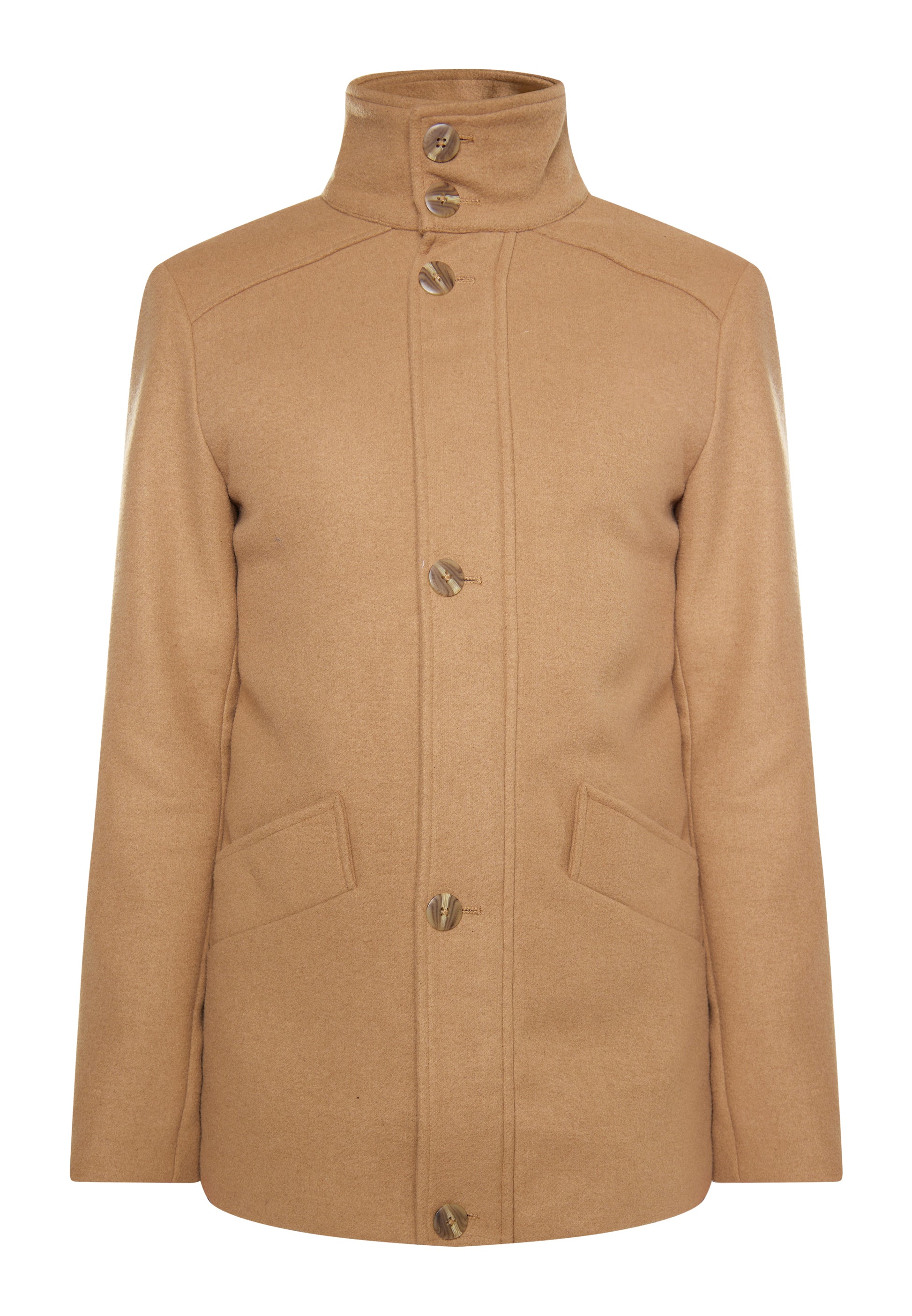 Dreimaster Klassik Men's Transitional Jacket Made From A Wool Blend - Schmuddelwedda Shop