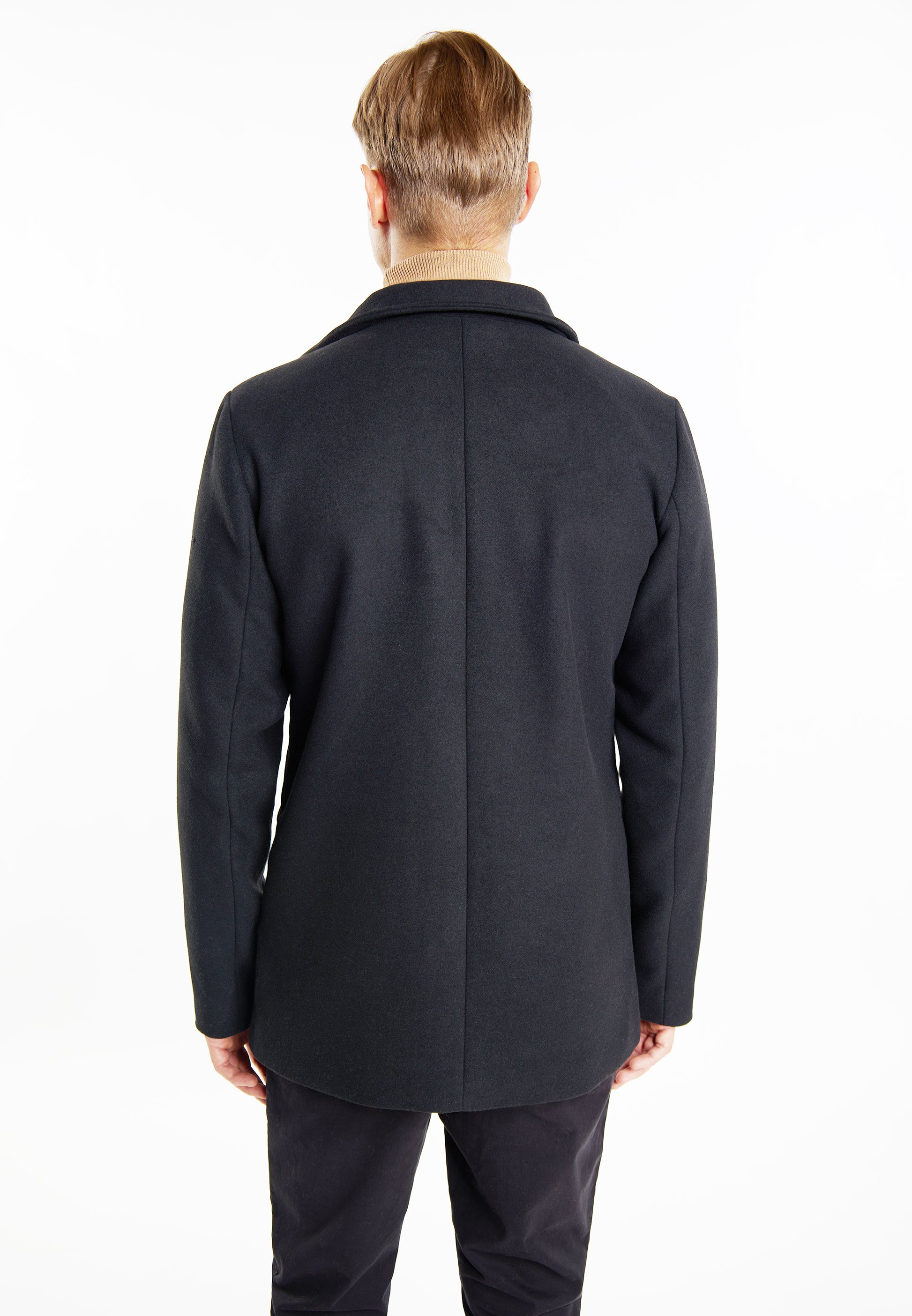 Dreimaster Klassik Men's Transitional Jacket Made From A Wool Blend - Schmuddelwedda Shop