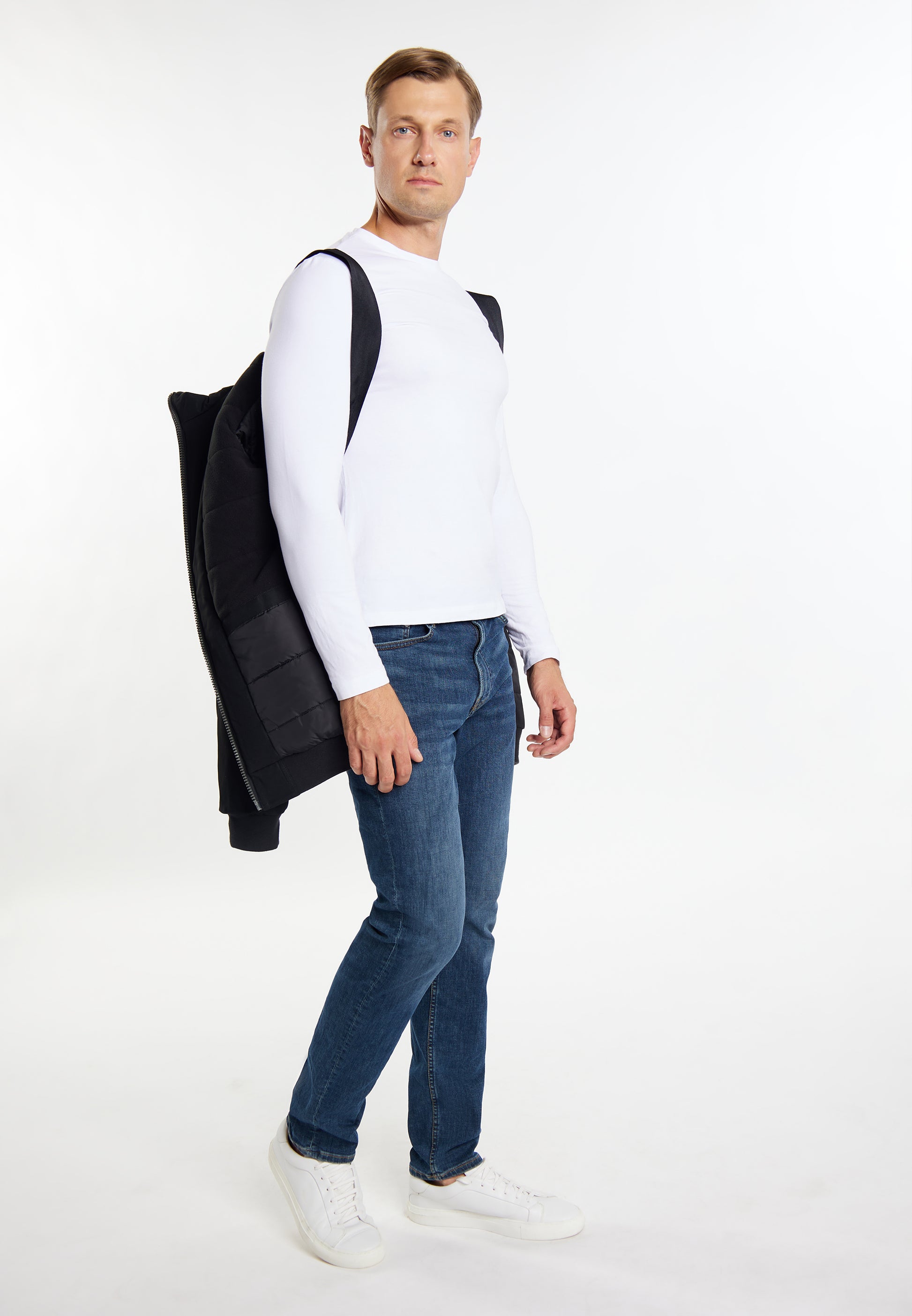 Dreimaster Maritim męska kurtka zimowa z wyściółką