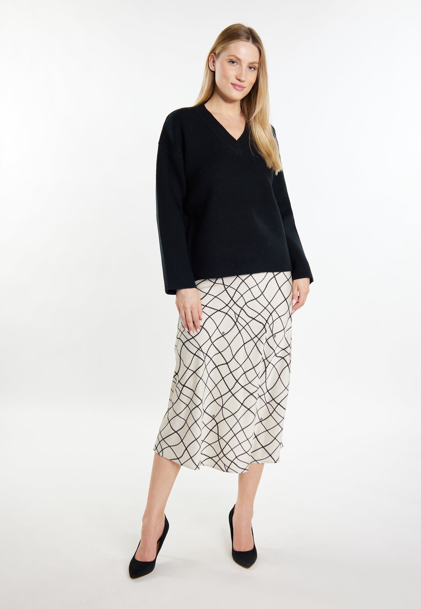 Dreimaster klassik damski sweter z dzianiny