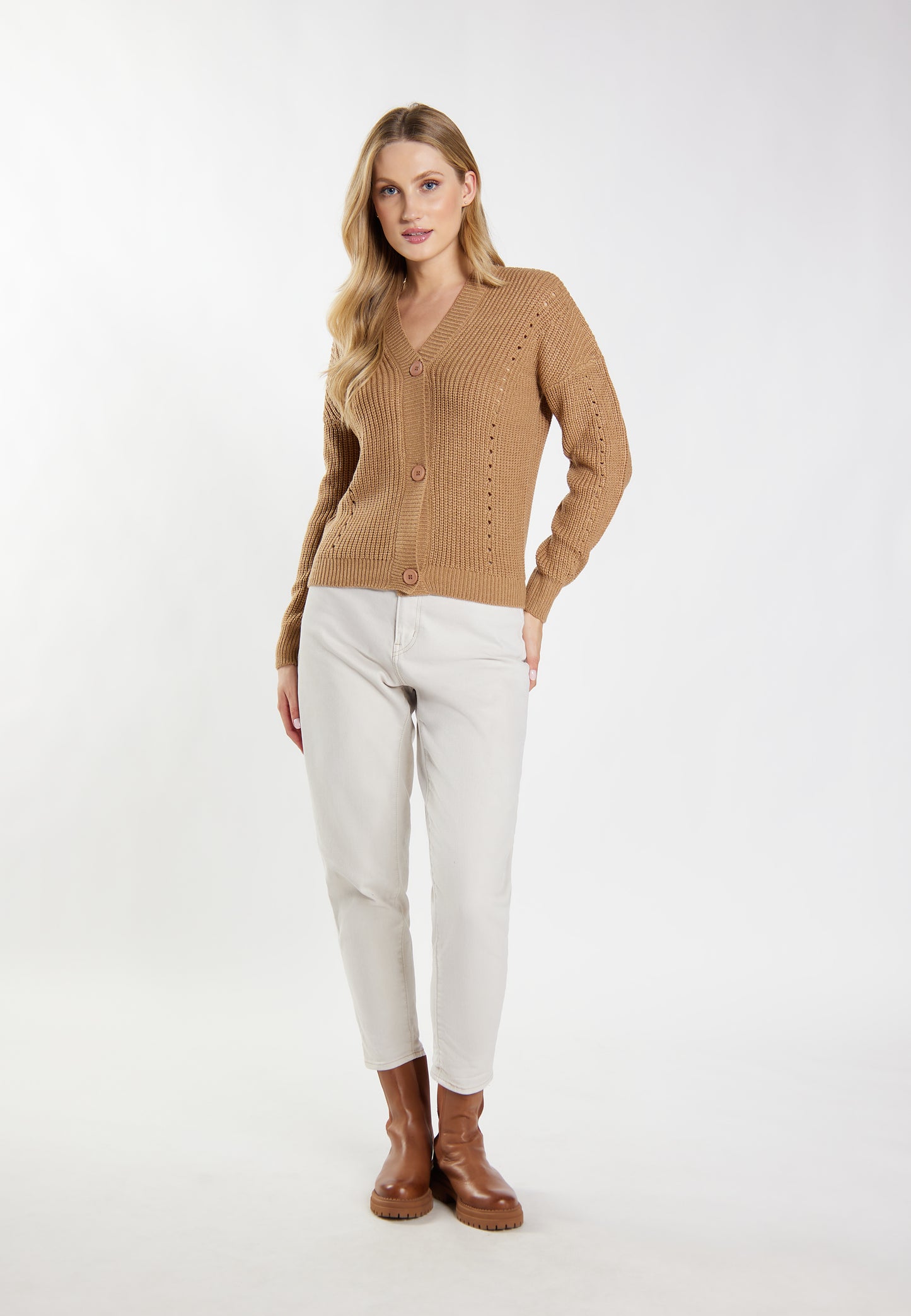 Dreimaster Vintage Damen Strickjacke