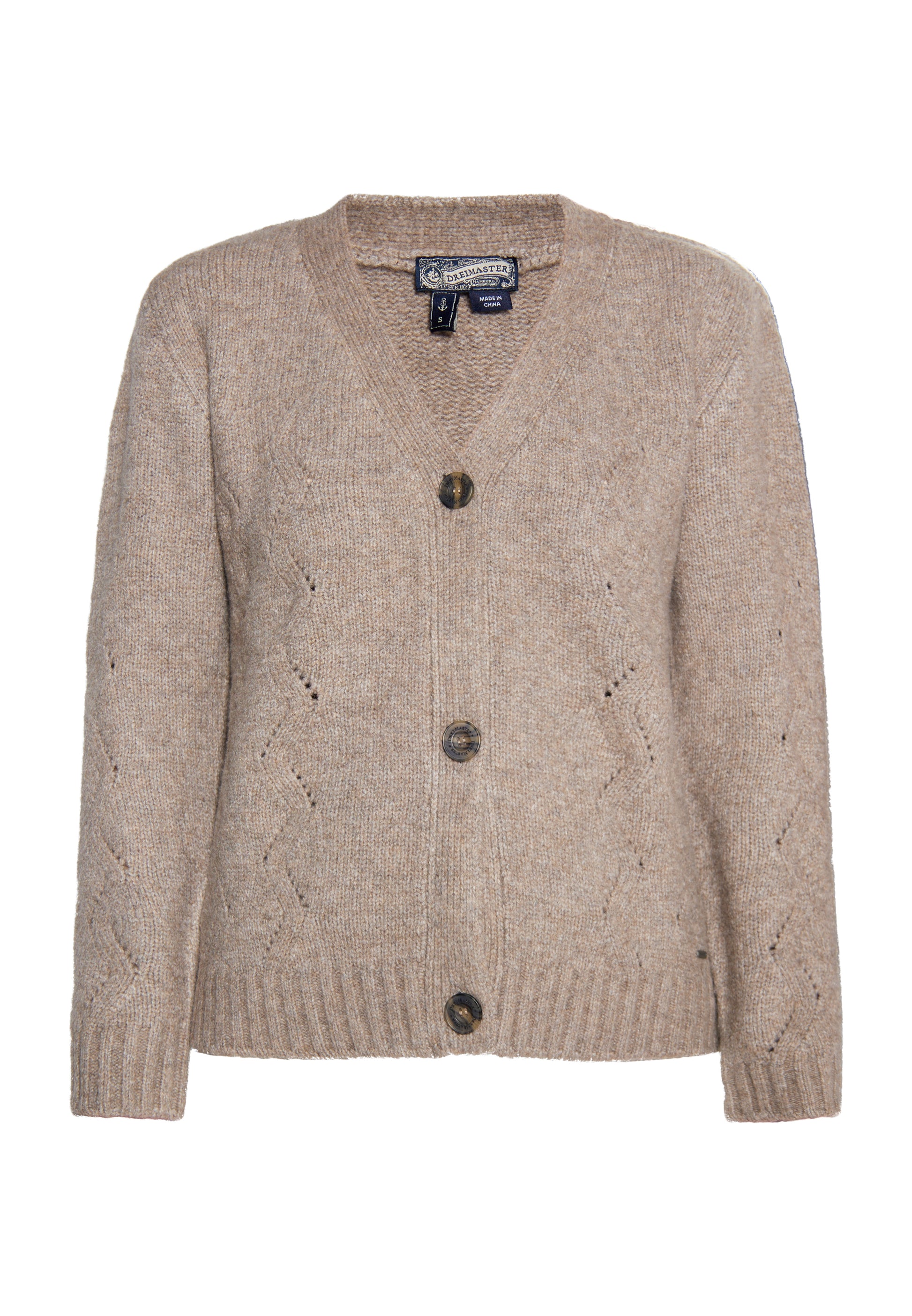 Dreimaster Vintage Damen Strickjacke