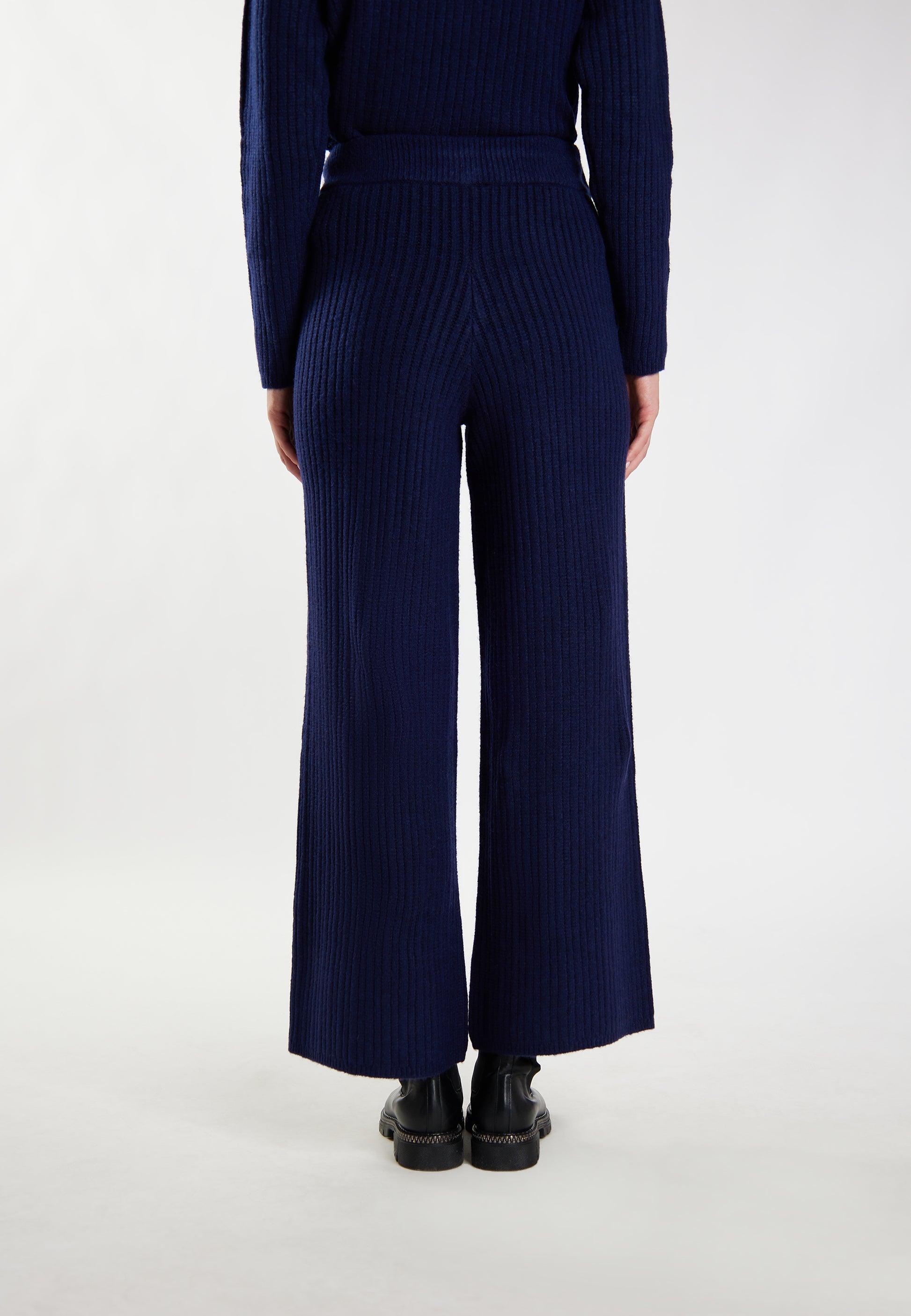 Dreimaster Vintage damskie spodnie z dzianiny