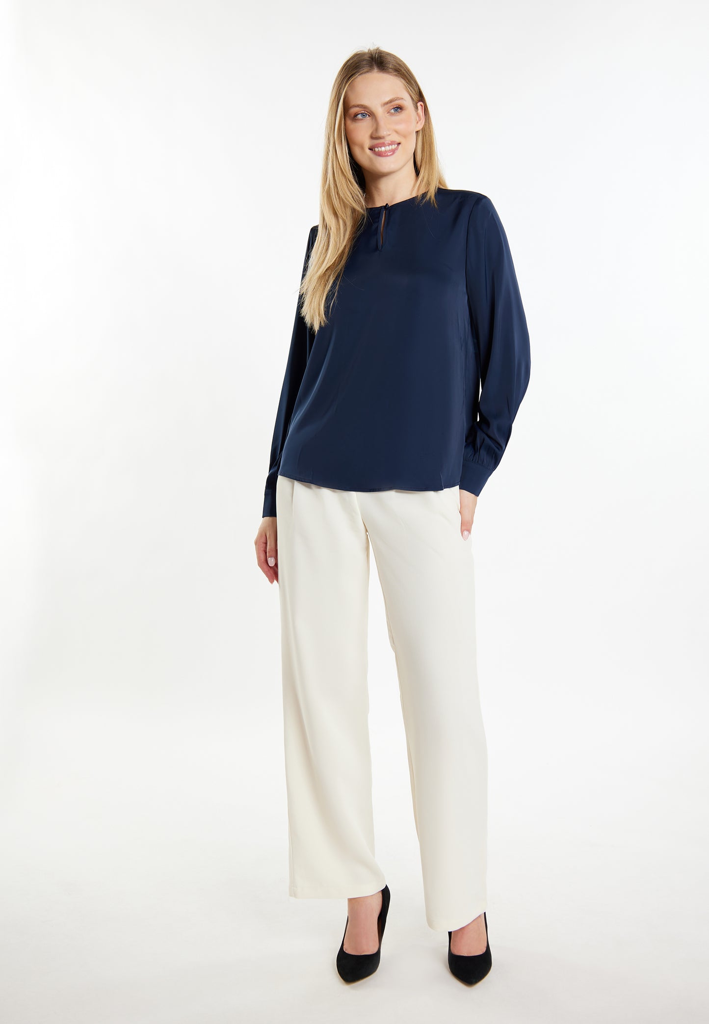 DreiMaster Klassik Women's Long Sleeve Blouse - Schmuddelwedda Shop