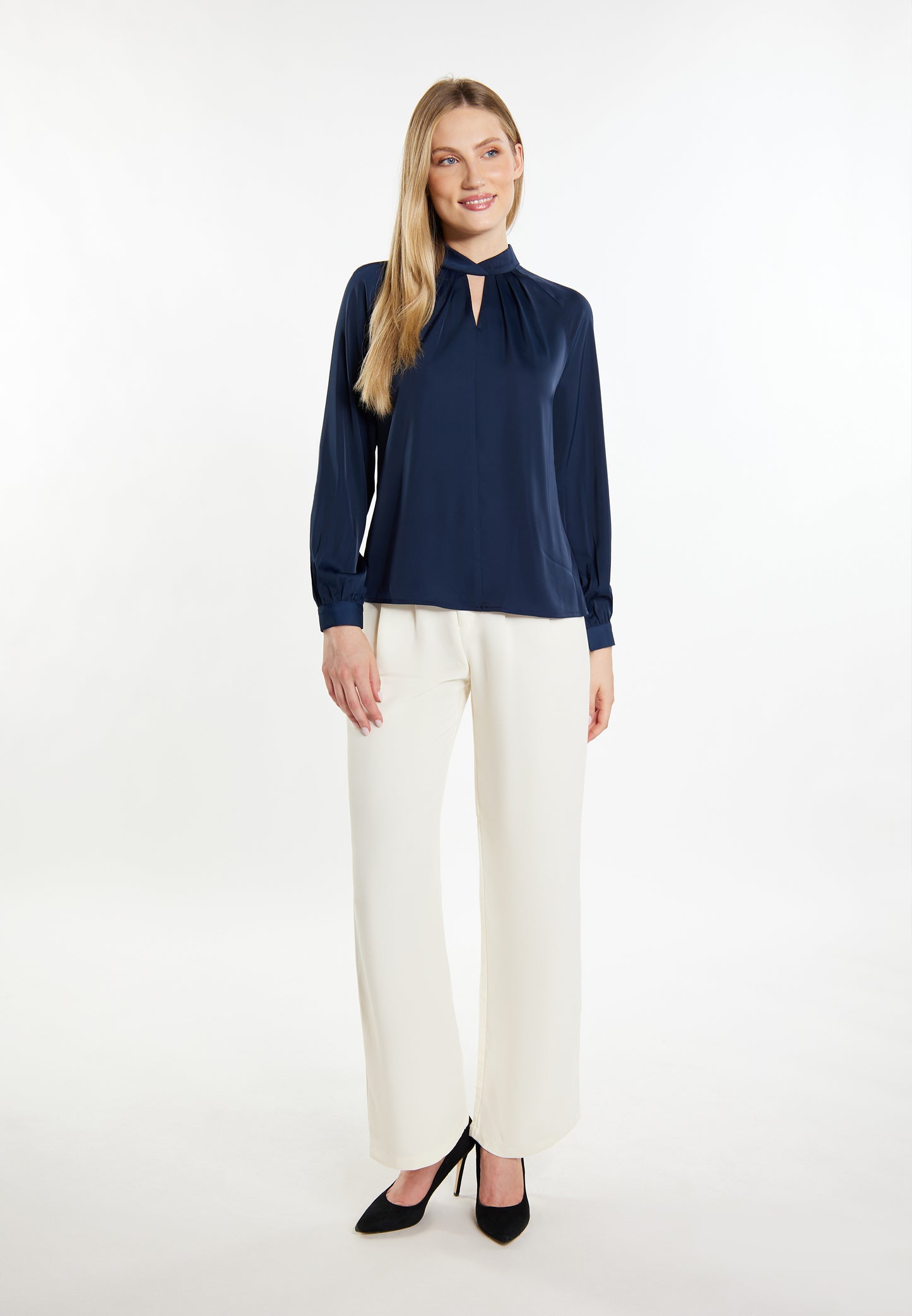 DreiMaster Klassik Women's Long Sleeve Blouse - Schmuddelwedda Shop