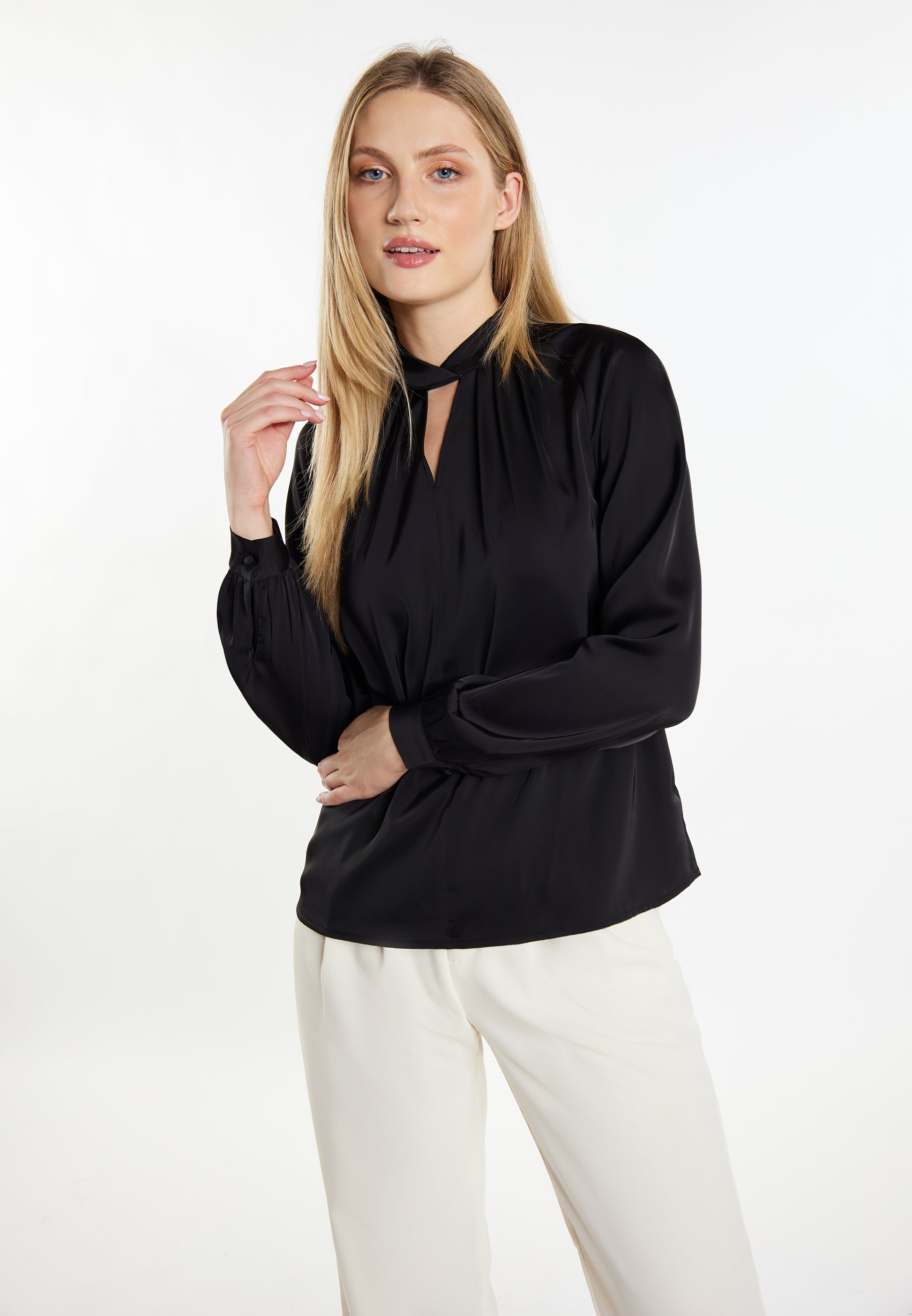 DreiMaster Klassik Women's Long Sleeve Blouse - Schmuddelwedda Shop