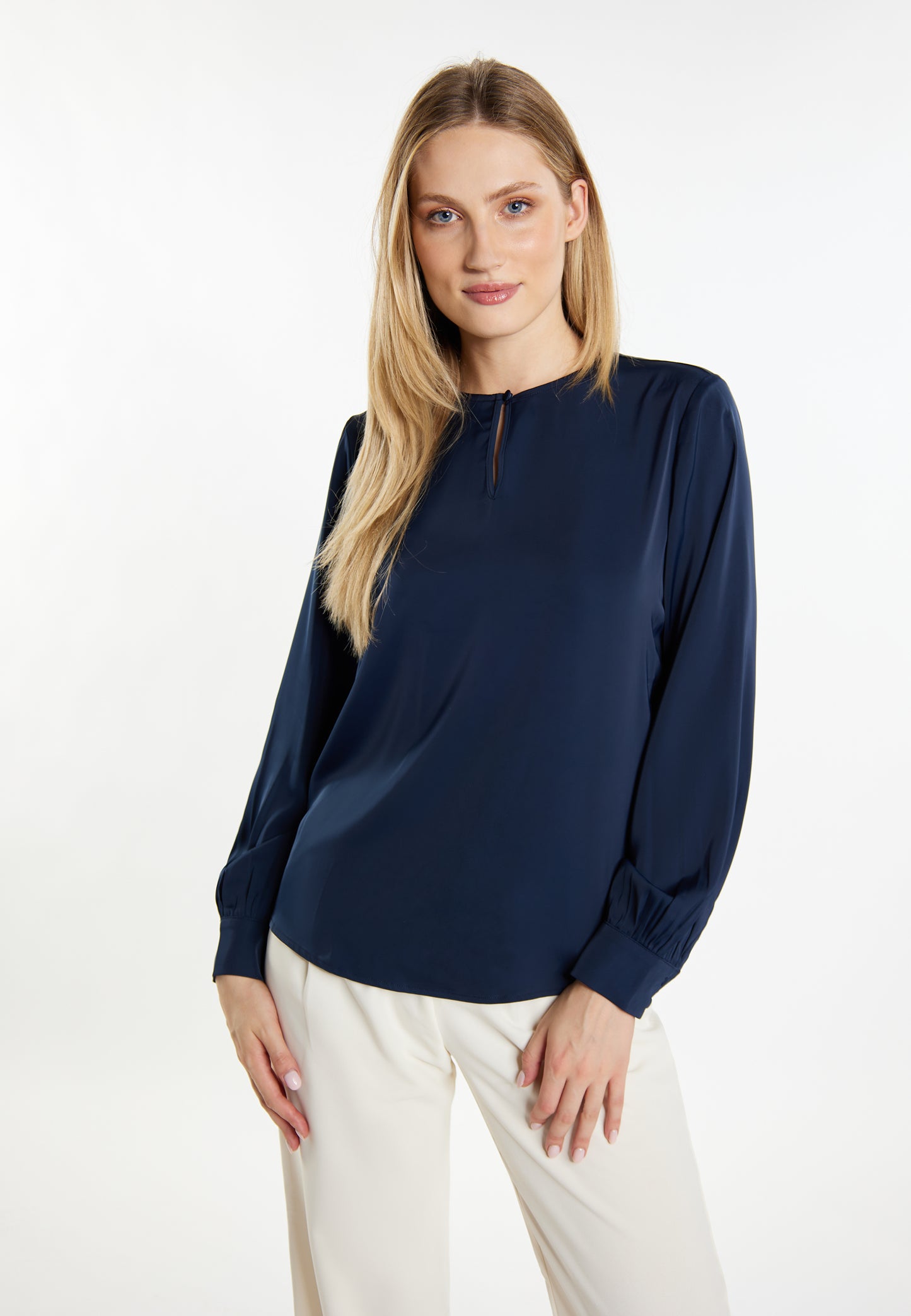 DreiMaster Klassik Women's Long Sleeve Blouse - Schmuddelwedda Shop