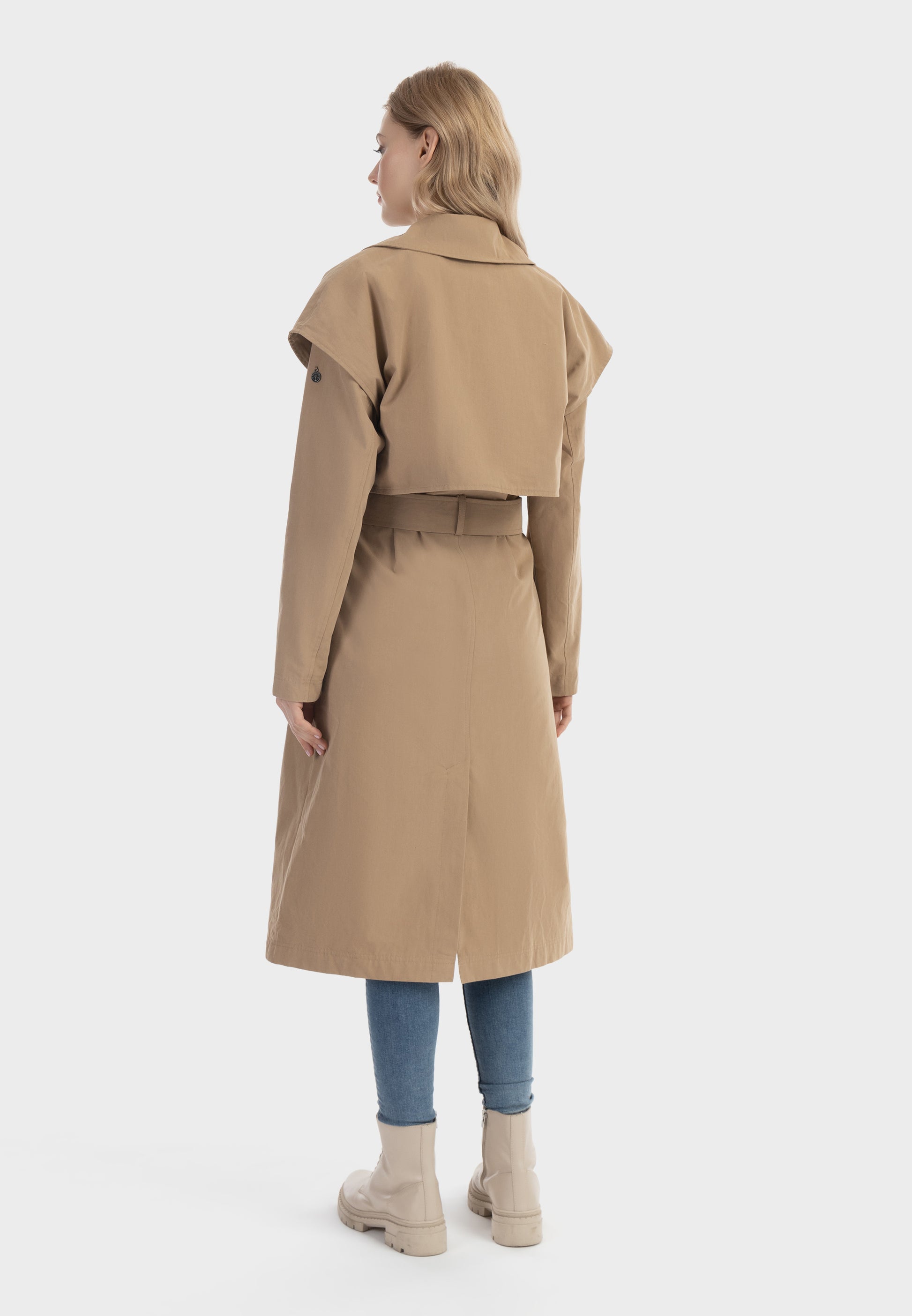 DreiMaster Vintage Damen-Trenchcoat