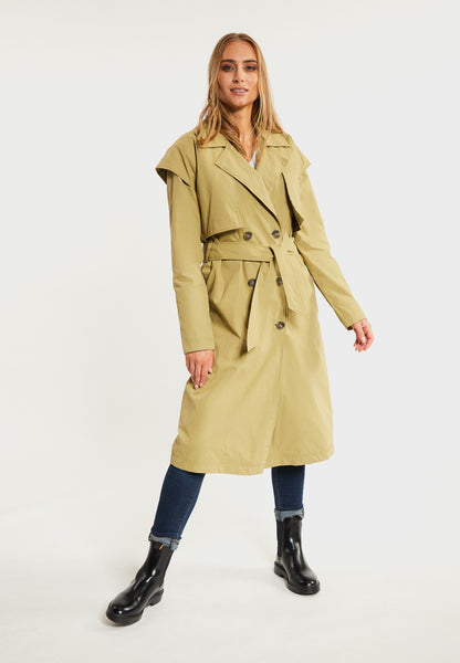 DreiMaster Vintage Damen-Trenchcoat