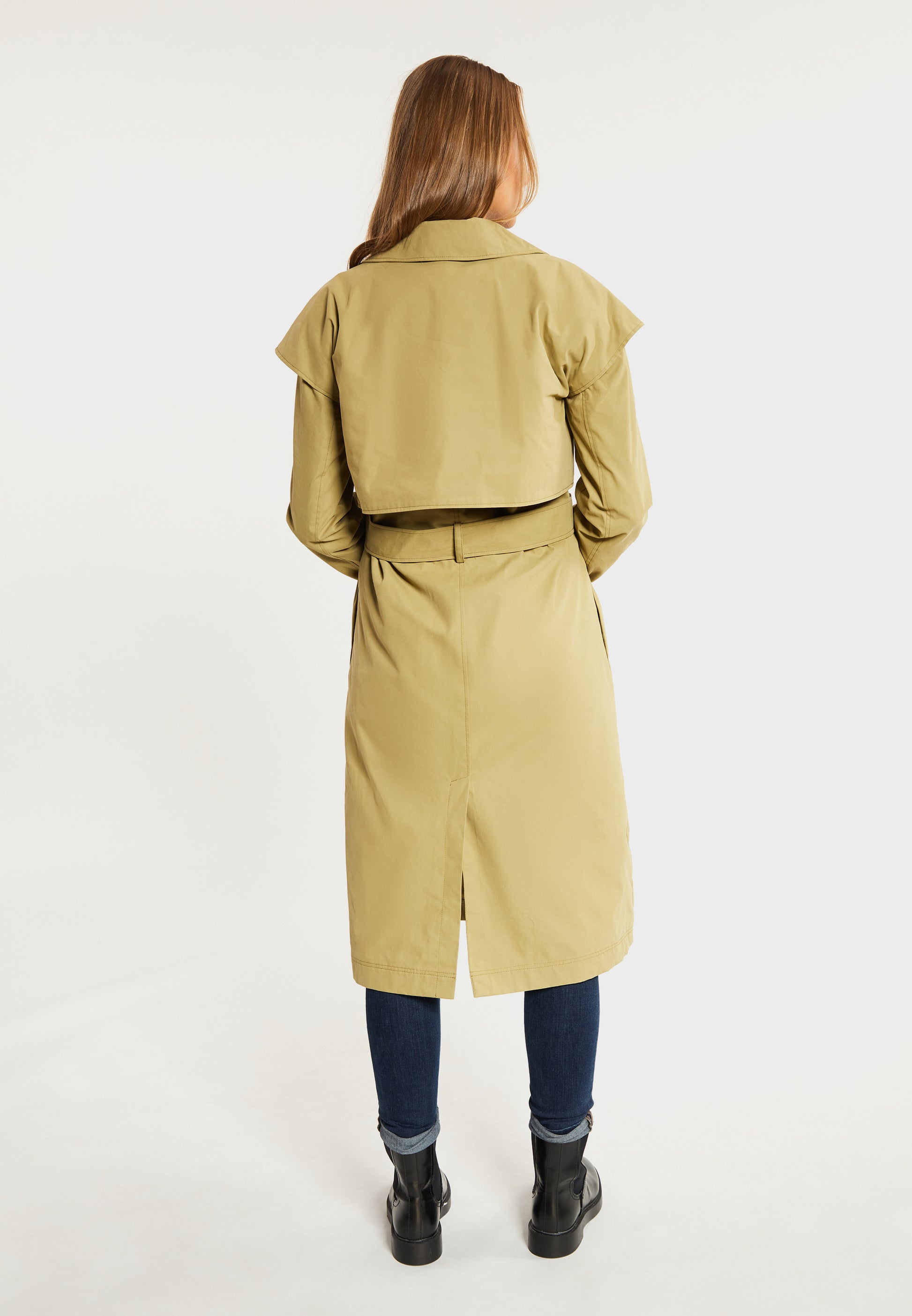 DreiMaster Vintage Damen-Trenchcoat
