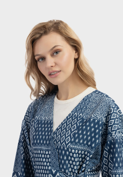 DreiMaster Vintage Damen Wickeljacke