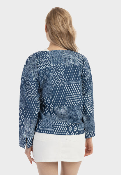 DreiMaster Vintage Damen Wickeljacke