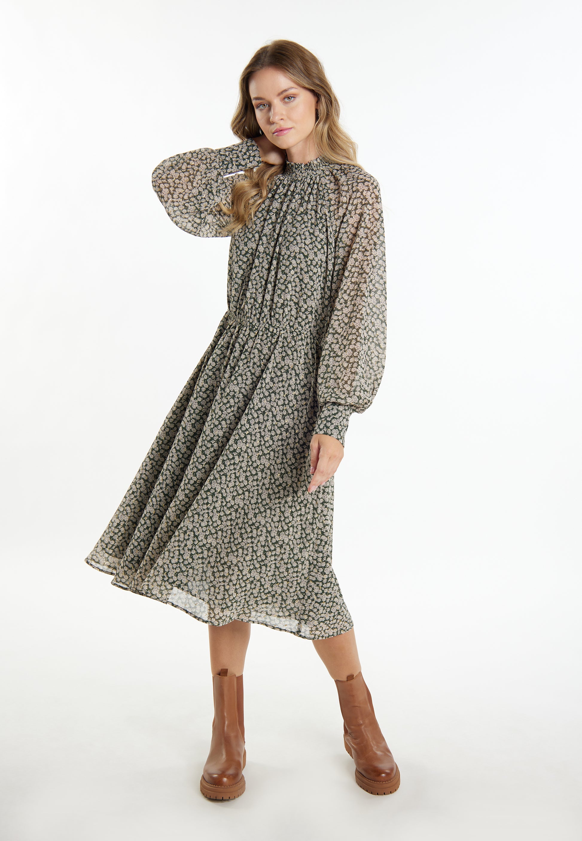 Dreimaster Vintage Damen Kleid