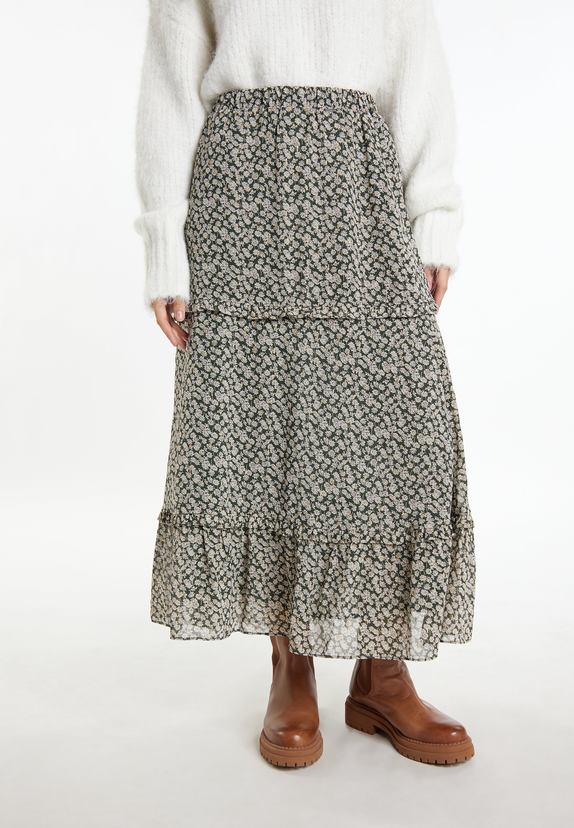 Dreimaster Vintage Maxirock für Damen