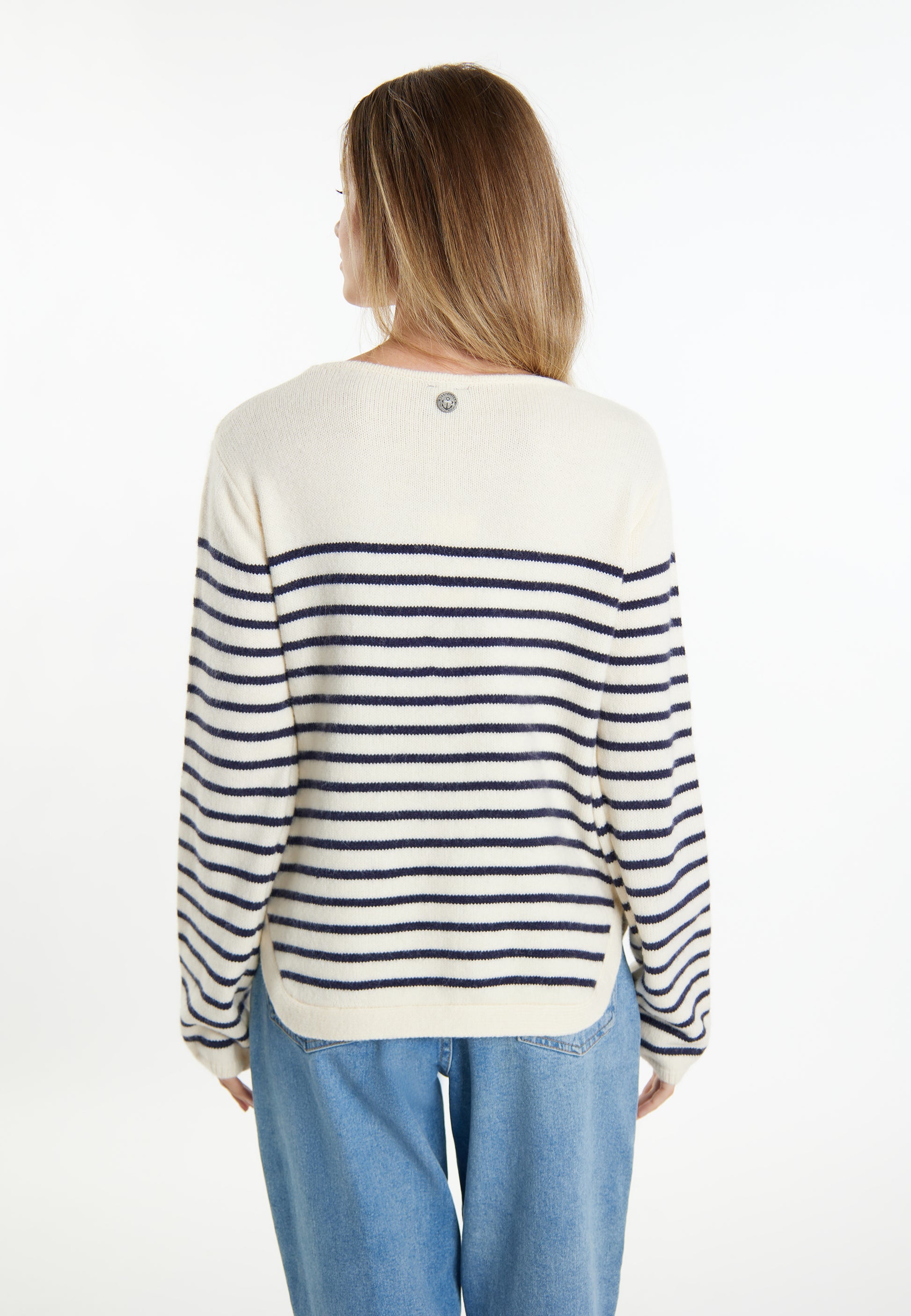 DreiMaster Maritim Women's Strickpullover + Shopping Bag - SET